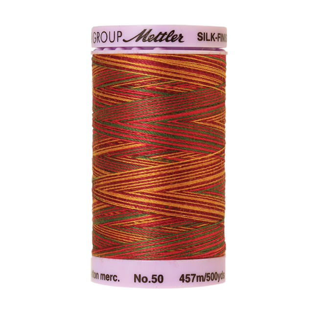 Silk-Finish Multi 50, 457m - Poppy Garden : Reines Baumwollgarn aus 100% langstapliger, ägyptischer Baumwollte von Amann Mettler