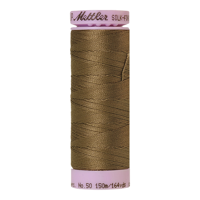 Silk-Finish Cotton 50, 150m - Amygdala: Reines Baumwollgarn aus 100% langstapliger, ägyptischer Baumwollte von Amann Mettler