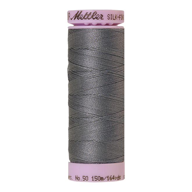 Silk-Finish Cotton 50, 150m - Flint Stone: Reines Baumwollgarn aus 100% langstapliger, ägyptischer Baumwollte von Amann Mettler