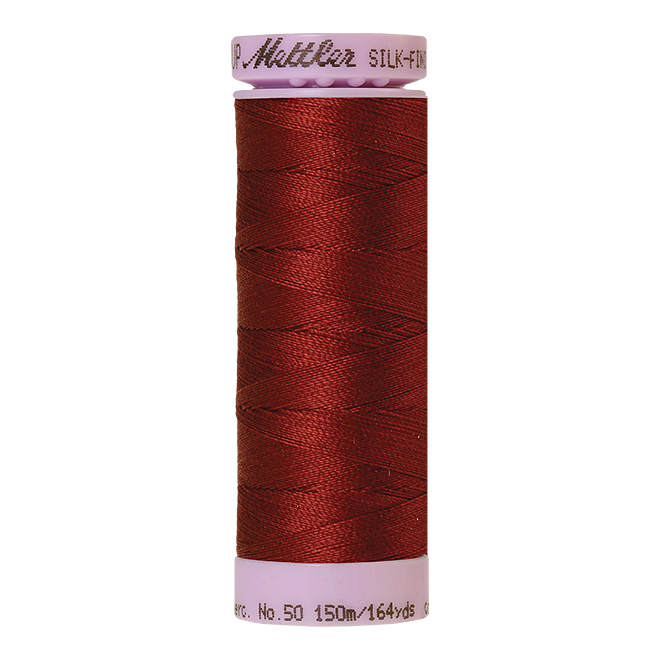 Silk-Finish Cotton 50, 150m - Blue Elderberry: Reines Baumwollgarn aus 100% langstapliger, ägyptischer Baumwollte von Amann Mettler