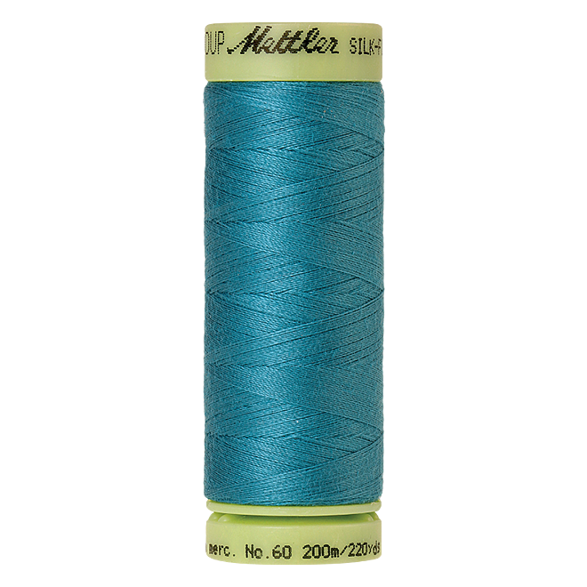 Silk-Finish Cotton 60, 200m - Glacier Blue: Reines Baumwollgarn aus 100% langstapliger, ägyptischer Baumwollte von Amann Mettler
