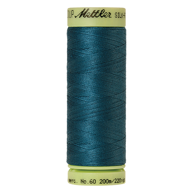 Silk-Finish Cotton 60, 200m - Mallard: Reines Baumwollgarn aus 100% langstapliger, ägyptischer Baumwollte von Amann Mettler