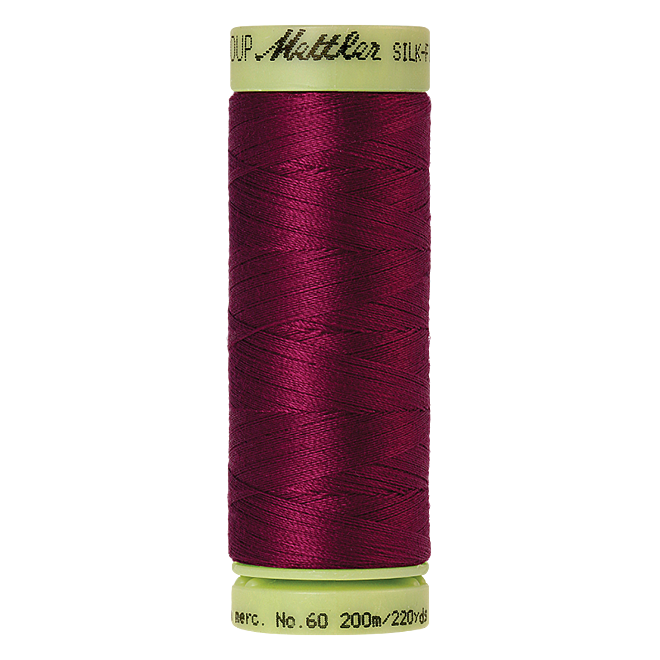 Silk-Finish Cotton 60, 200m - Pomegranate: Reines Baumwollgarn aus 100% langstapliger, ägyptischer Baumwollte von Amann Mettler