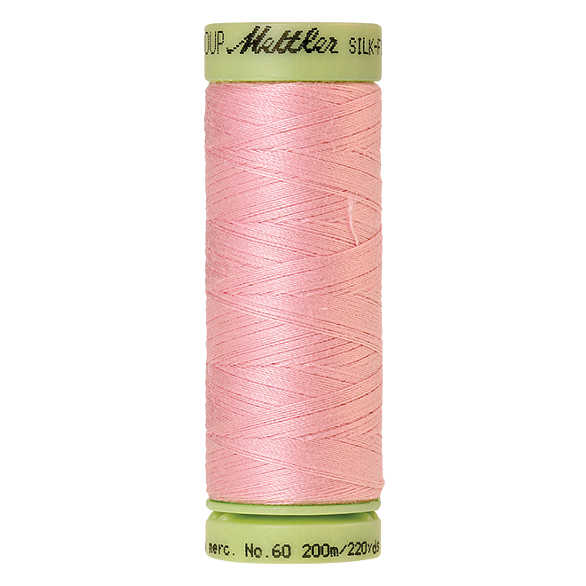 Silk-Finish Cotton 60, 200m - Tea Rose: Reines Baumwollgarn aus 100% langstapliger, ägyptischer Baumwollte von Amann Mettler