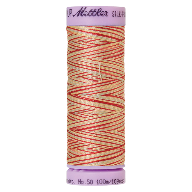 Silk-Finish Multi 50, 100m - Antique Floral : Reines Baumwollgarn aus 100% langstapliger, ägyptischer Baumwollte von Amann Mettler