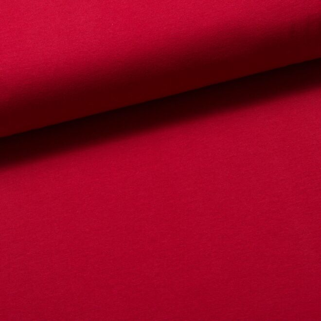 Feinstrickbündchen "Bio" dunkelrot