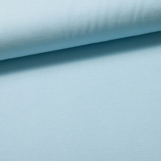 Feinstrickbündchen "Bio" hellblau