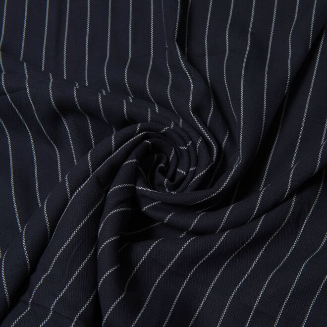 meetMILK - Tencel™ Pin Stripe Piquè navy