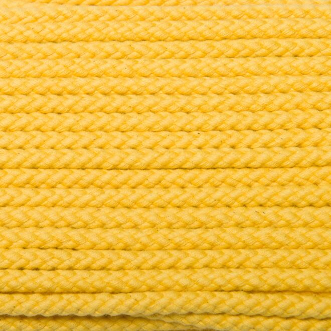 8mm Kordel hellgelb