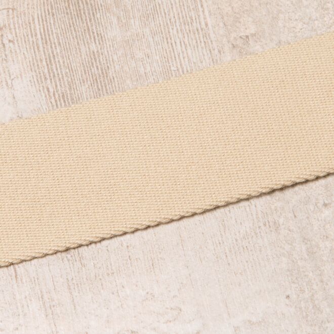 40mm Gurtband "Bonnie" Uni beige