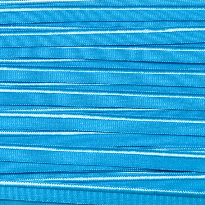 Elastisches Paspelband aqua