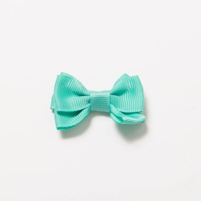 Grosgrain-Schleife Uni 4,5cm seegrün