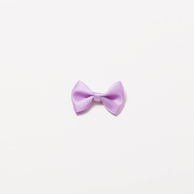 Satinschleife 2,5cm mauve