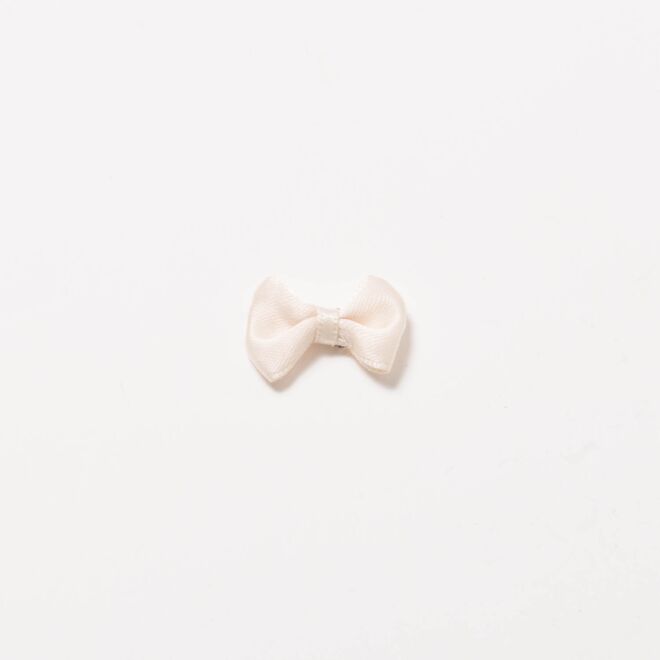 Satinschleife 2,5cm ecru