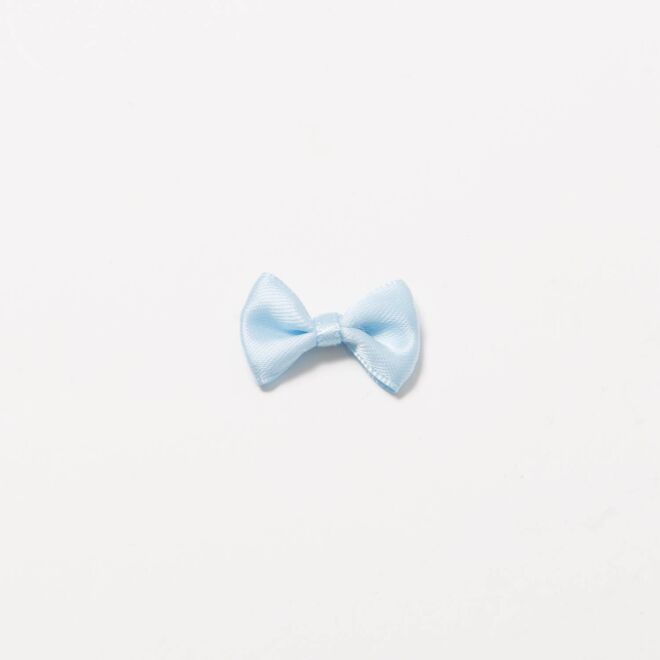 Satinschleife 2,5cm hellblau