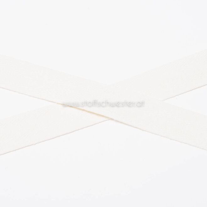 20mm Baumwollköperband creme