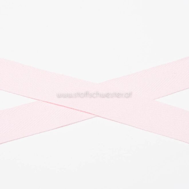 20mm Baumwollköperband rosé