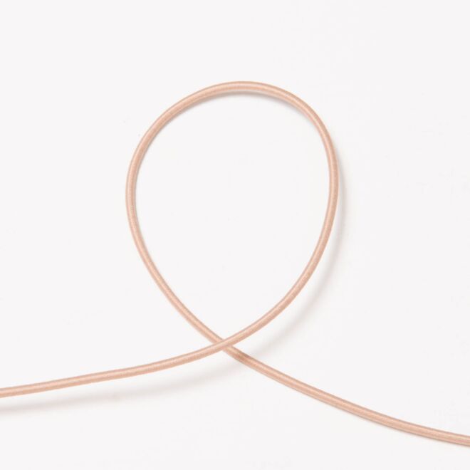 3mm Elastikkordel sand