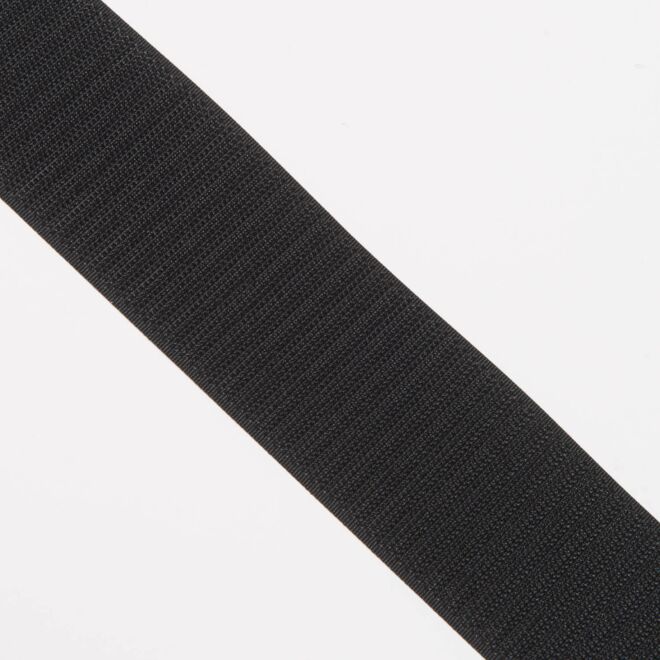 50mm Endlos-Klettverschluss "Hakenband" schwarz