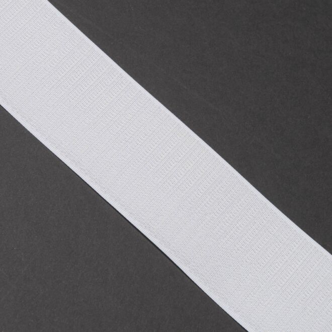 50mm Endlos-Klettverschluss "Hakenband" weiß