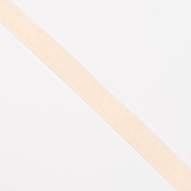 20mm Endlos-Klettverschluss "Flauschband" elfenbein