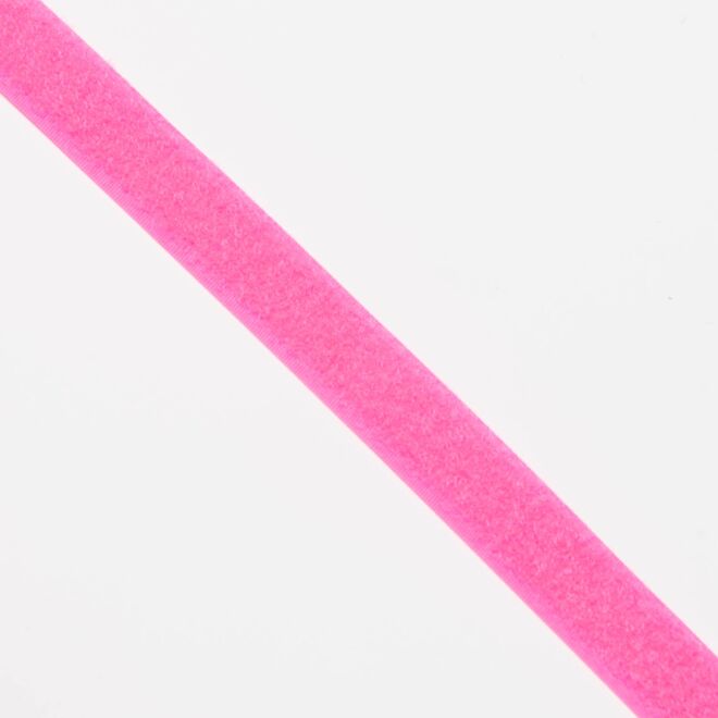 20mm Endlos-Klettverschluss "Flauschband" neonpink