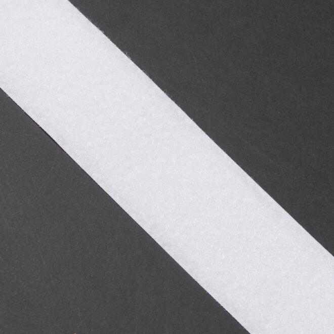 50mm Endlos-Klettverschluss "Flauschband" weiß