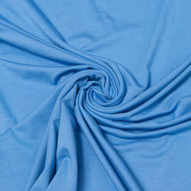 Bambusjersey kornblumenblau