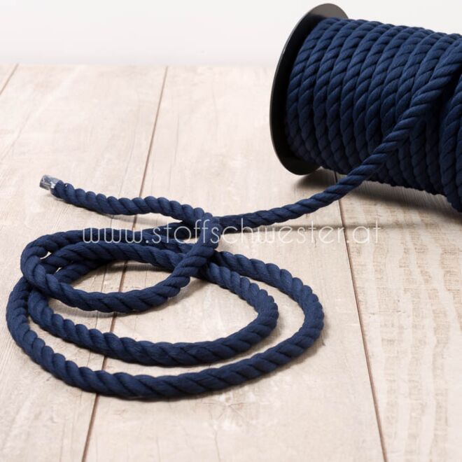 10mm Kordel "soft" navy