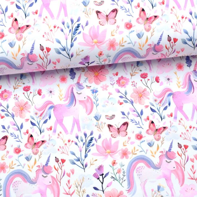 Stoffschwester Jersey "Unicorn Dreams"