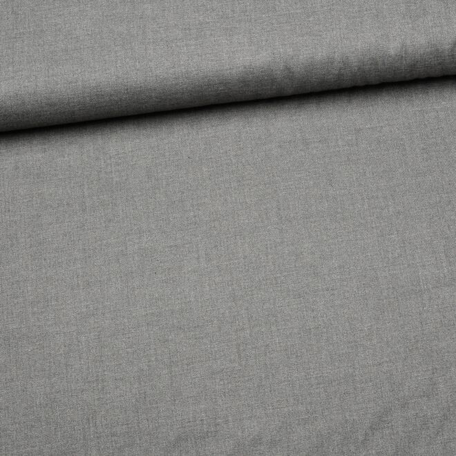 Bio-Bambus-Webware mittelgrau-meliert