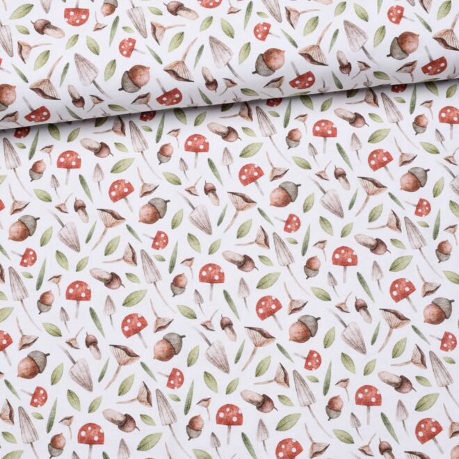 Eicheln & Pilze Jersey weiß