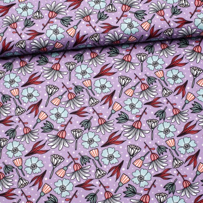 Canvas "Garden Stories" Flowers flieder