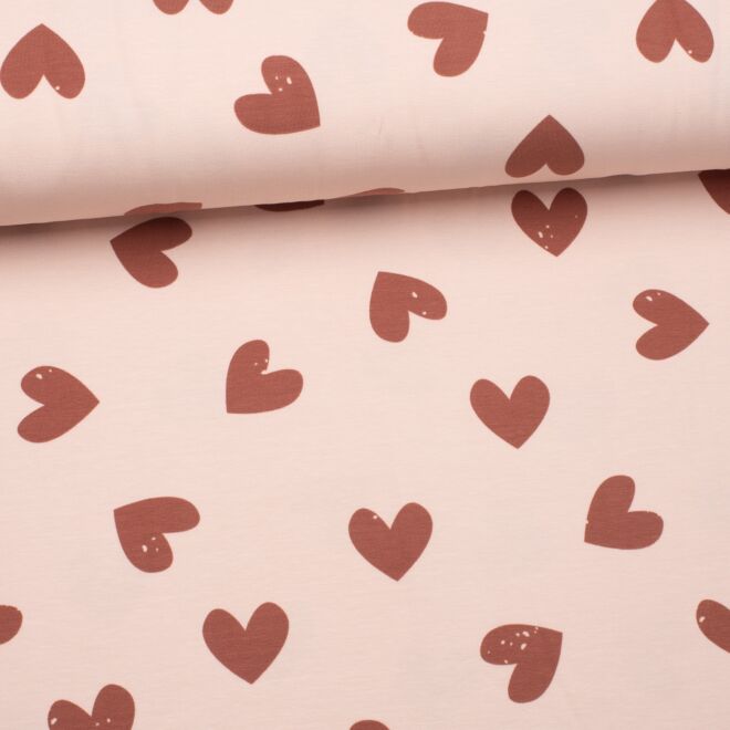 Big Hearts Jersey altrosa