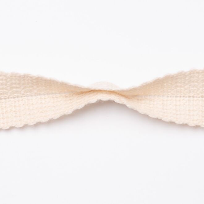 28mm Woll-Einfasstresse natur