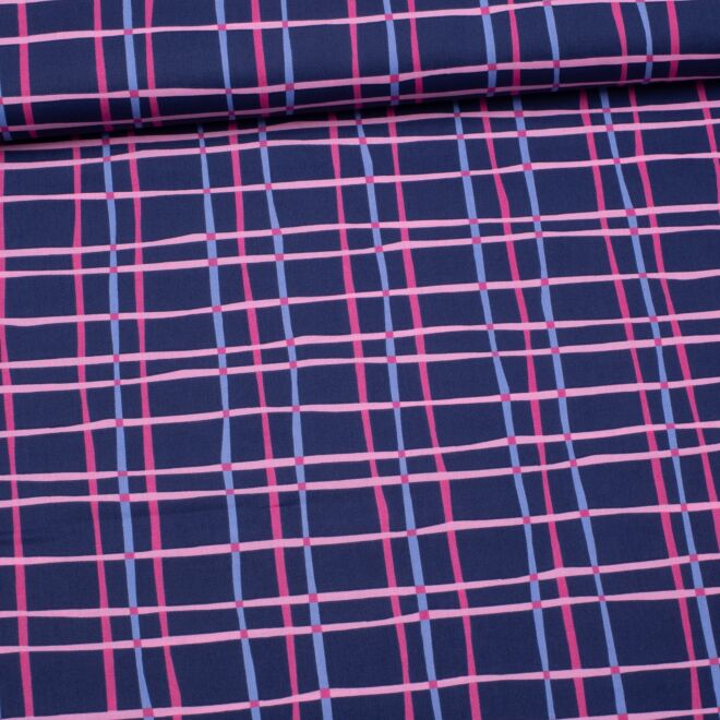 Webware Retro Checks navy