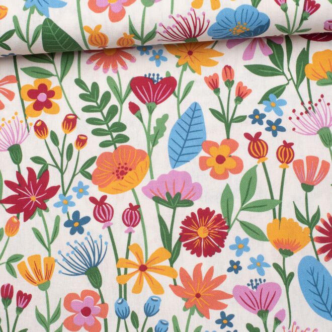 Canvas Floral Fiesta bunt