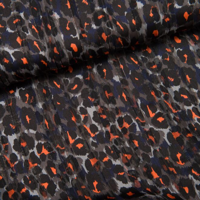 *SALE* Leo Chiffon grau/orange