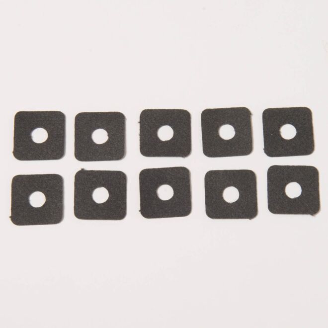 10 Stück IrONly Ösenverstärkung "Quadrat" anthrazit