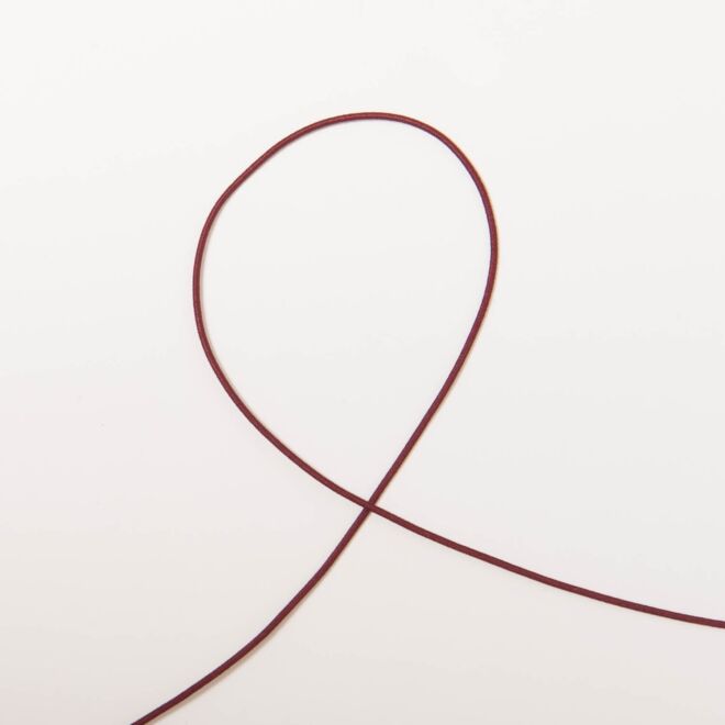 1,2mm Gummikordel bordeaux