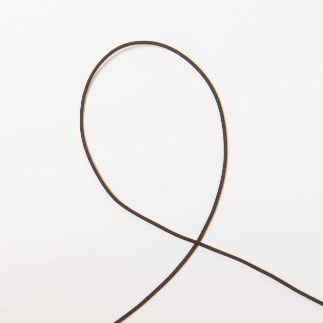 1,2mm Gummikordel schwarz