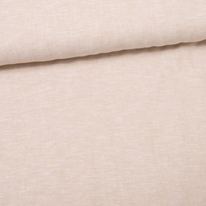 Baumwoll-Leinen "Maritim" Uni beige