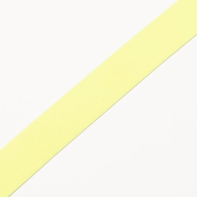2,5cm Gummiband neongelb