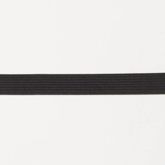 Einziehgummi 20mm schwarz