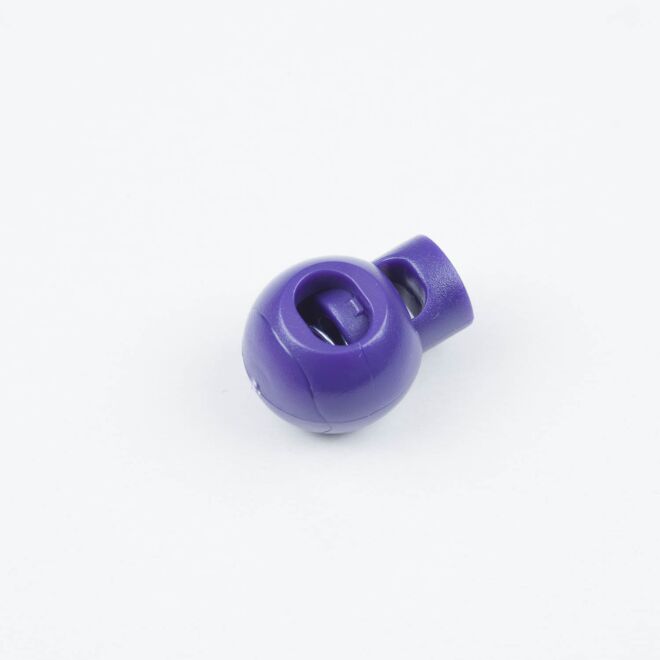 3mm Kordelstopper rund lila