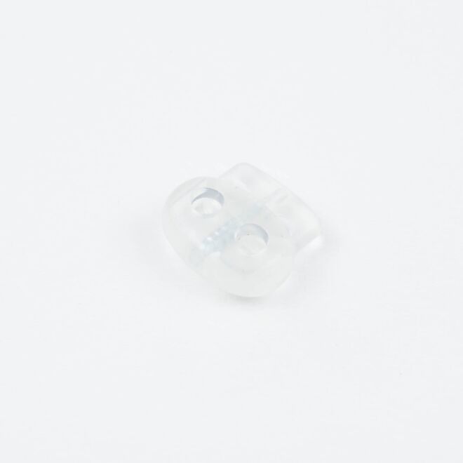 4mm Kordelstopper Duo transparent 