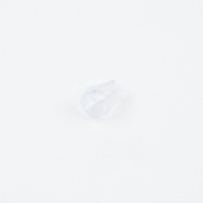 4mm Kordelende Kegel transparent