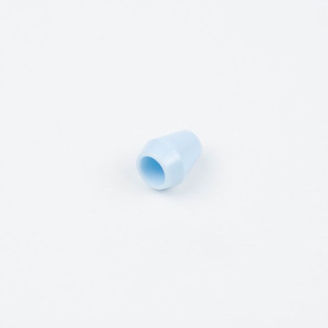 4mm Kordelende Kegel himmelblau