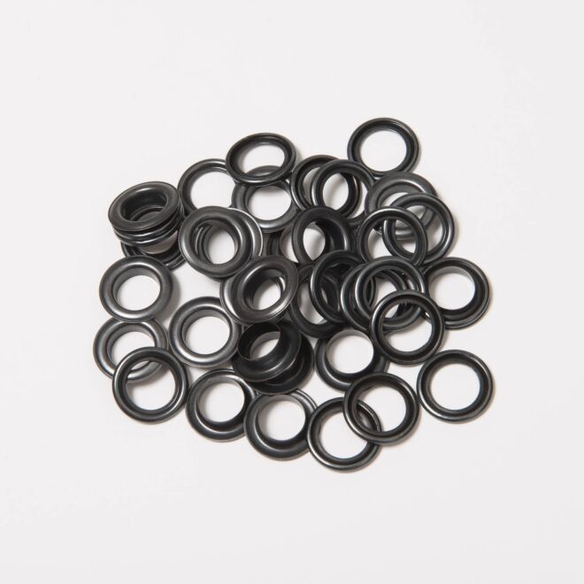 BabySnap Ösen mit Scheiben 12mm altmessing