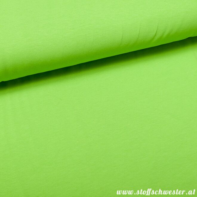 Stoffschwester Kuscheljersey grün